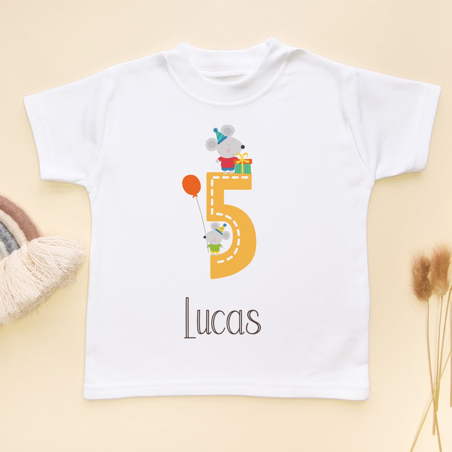 Personalised 5th Birthday T Shirt – Little Lili Store